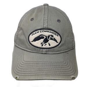 Team Realtree Baseball Cap Gray One Size Distressed Camo Arise Kill Eat Duck Hat